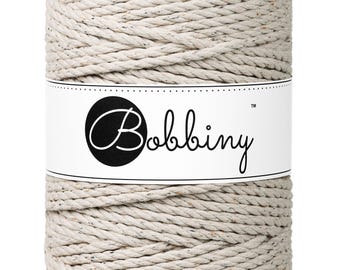 Bobbiny Leopard 3ply Macrame Rope 100m