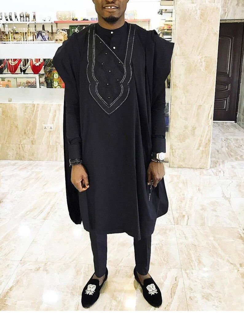 Men/'s agbada 3pcs traditional attireAfrican mens clothingAnkara mens clothing African kaftan African mens attire tunic .