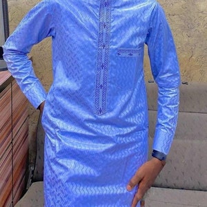 Bazin riche/bazin brocade/bazin/African menswear/bazin outfit