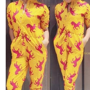 Jumpsuit ankara clothing /Ankara wax/Ankara print/African women clothing/African clothing