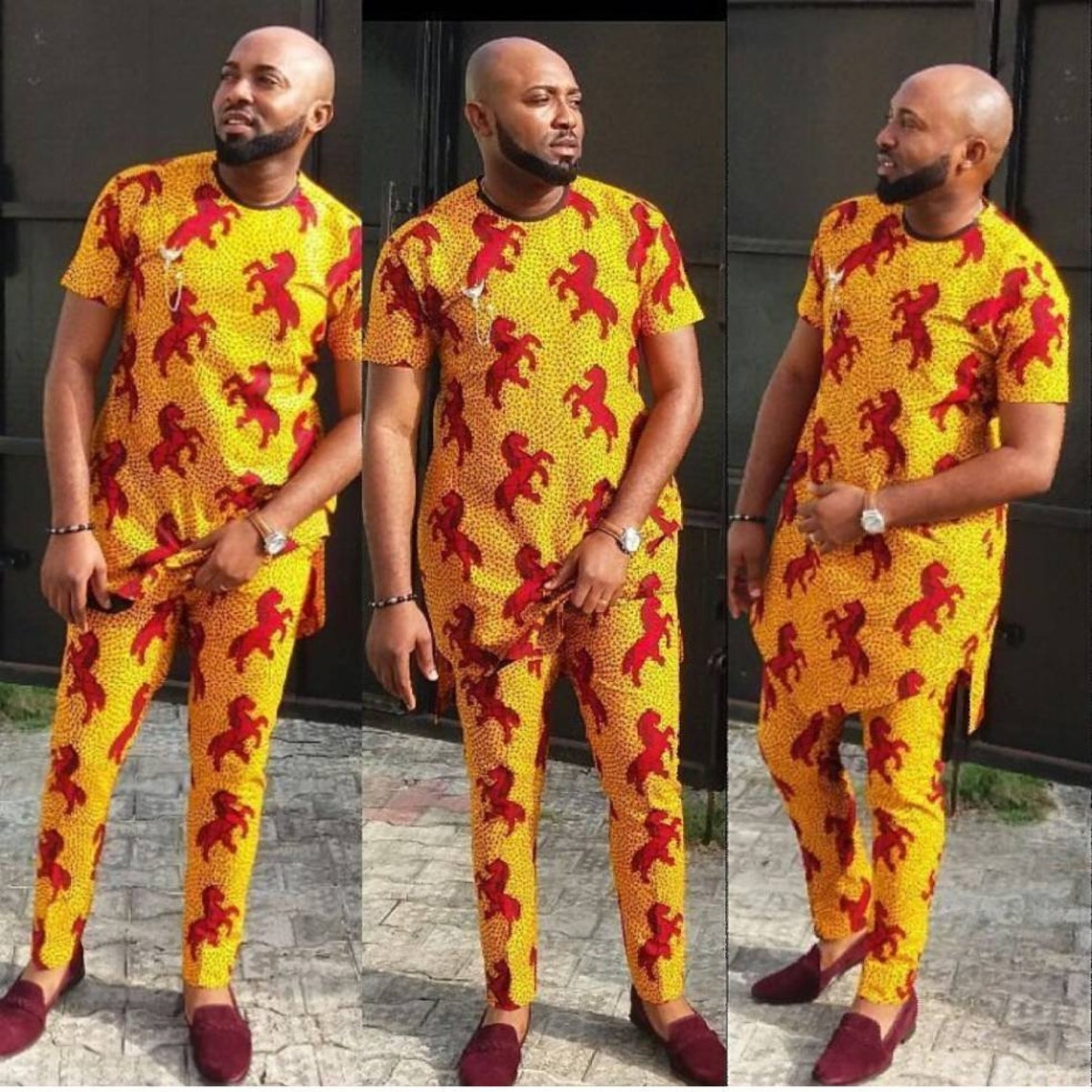 Men African Clothing /african Mens Clothing /groom Suit/african Mens