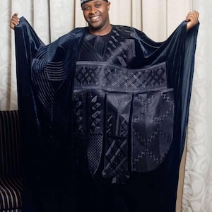 velvet agbada