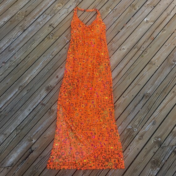 burnt orange maxi