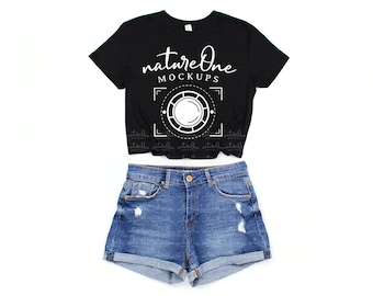 Crop Top Mockup Etsy