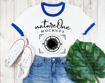 Anvil Ringer Tee Etsy