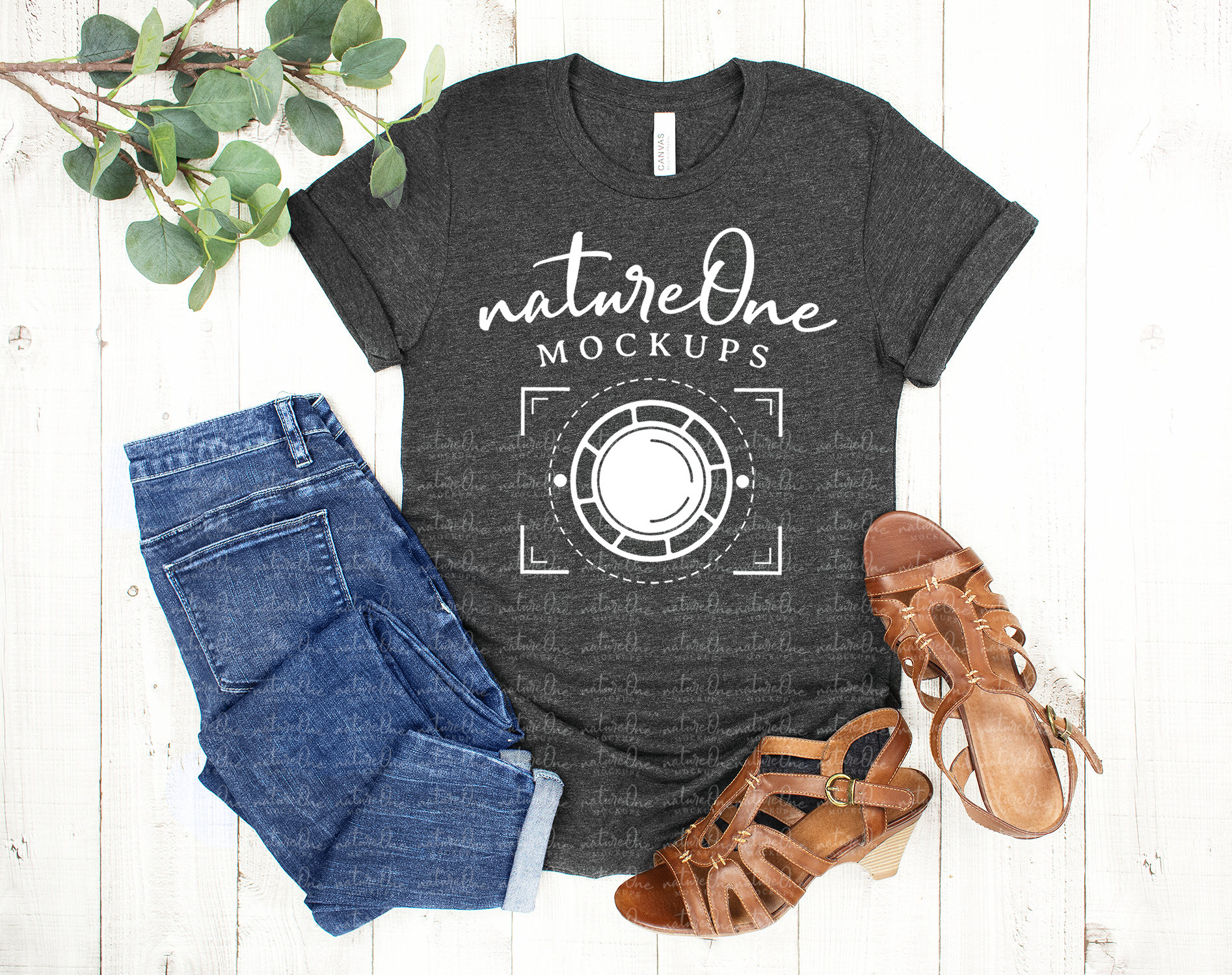 Bella Canvas 3001 Dark Grey Heather Mockup, Travel Nature Hike Hiking ...