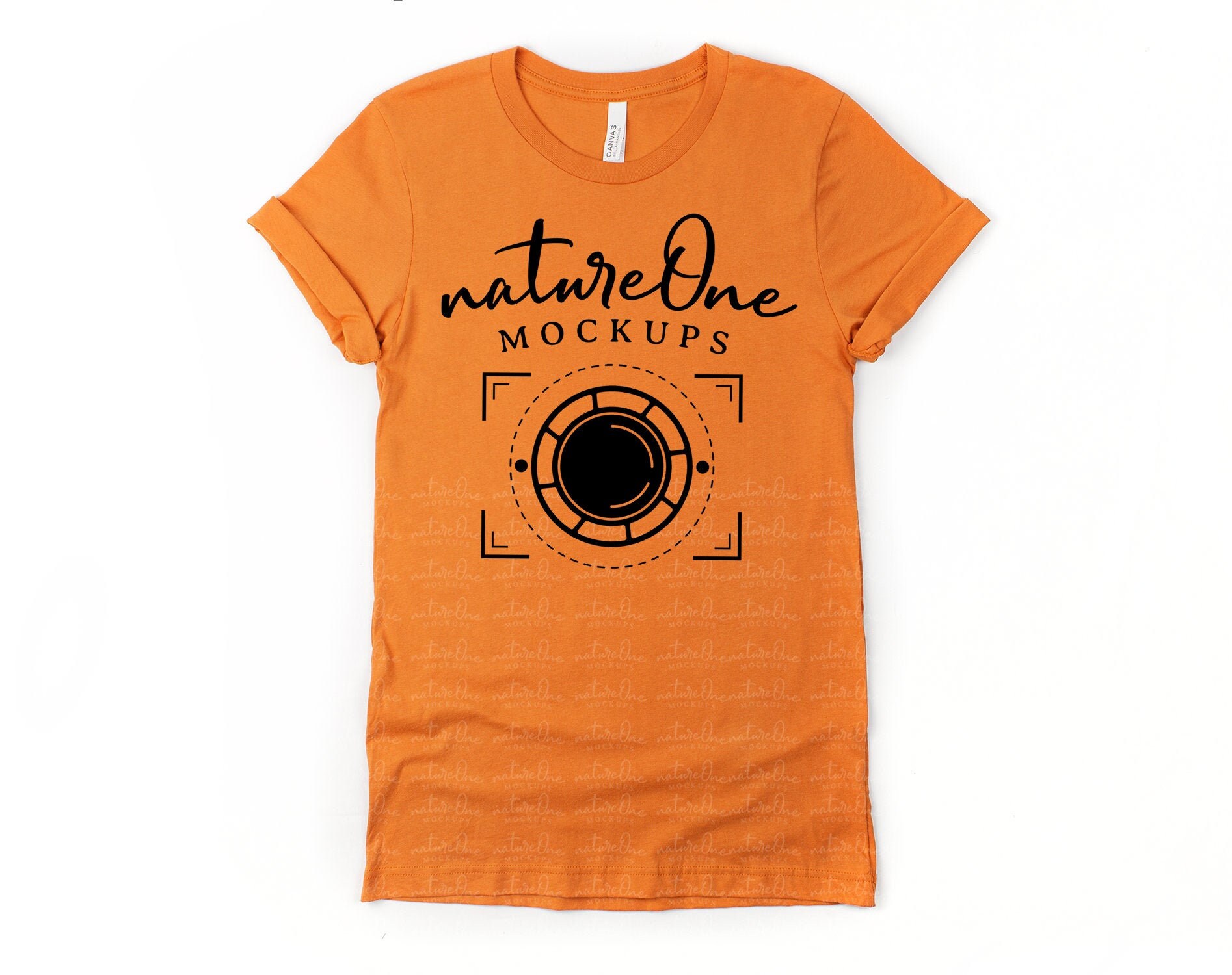 Burnt Orange Bella Canvas Shirt - Etsy