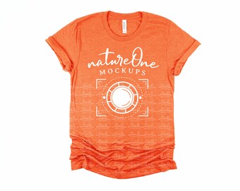 Heather Orange Bella Canvas - Etsy