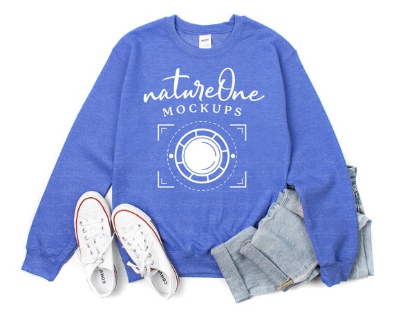 เสื้อยืด Gildan รุ่น G180 สำหรับผู้ชาย - สี Sport Royal Heather ไซส์ S ผลิตจากผ้าฝ้าย 60% และโพลีเอสเตอร์ 40%