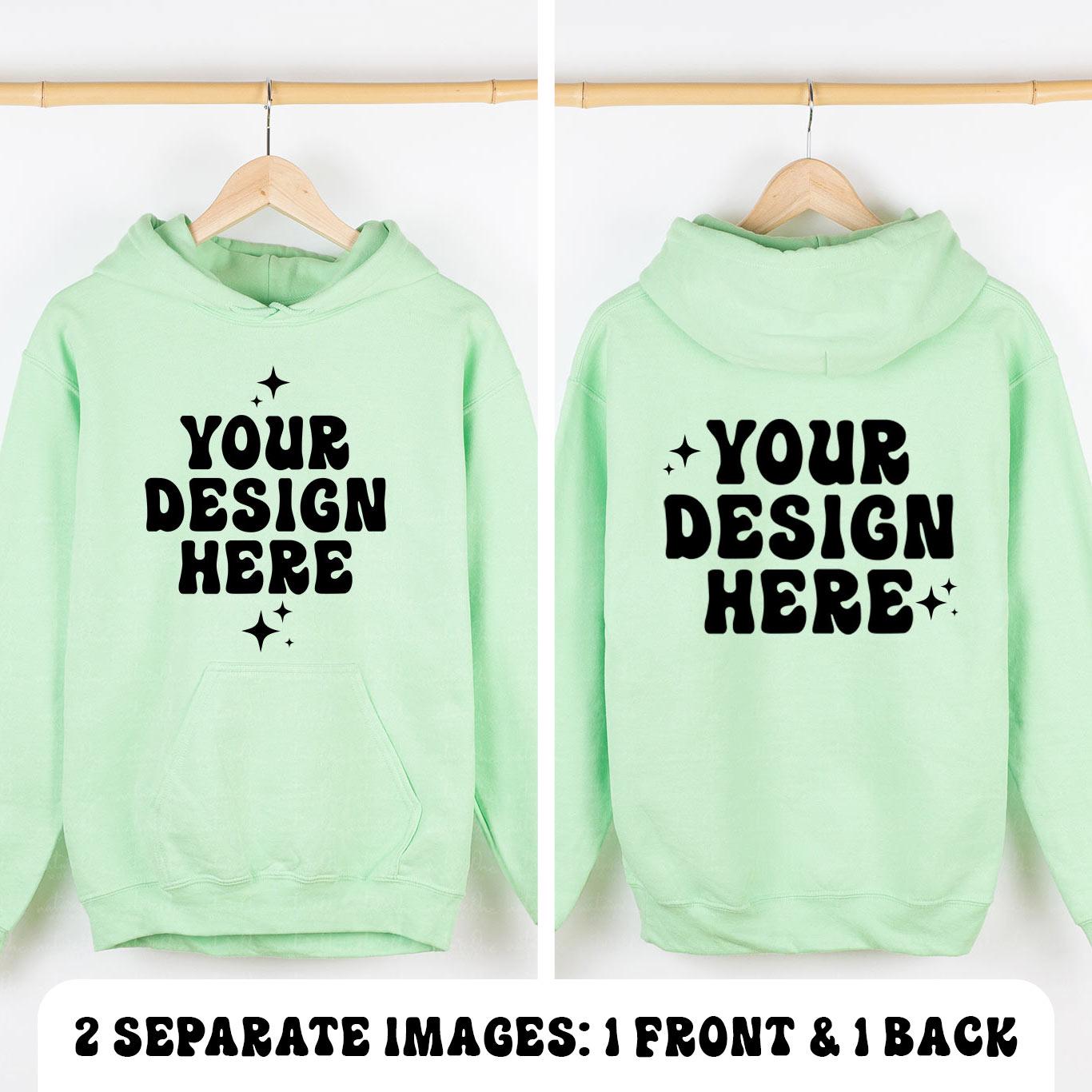 HWC LABEL HOODIE MINT GREEN 取扱注意 BlackEyePatch/HWC LABEL HOODIE（MINT） - JONAS
