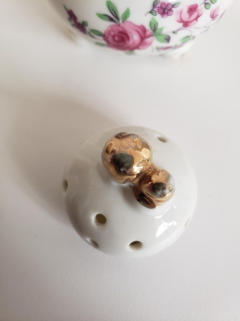 Pink Roses Incence Rocks Vintage Oriental Footed Porcelain Incence Burnerw/lid Pink Roses Made ...