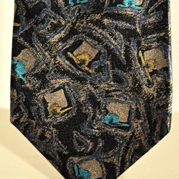 Gian Marco Venturi rara corbata vintage 100% seda pura