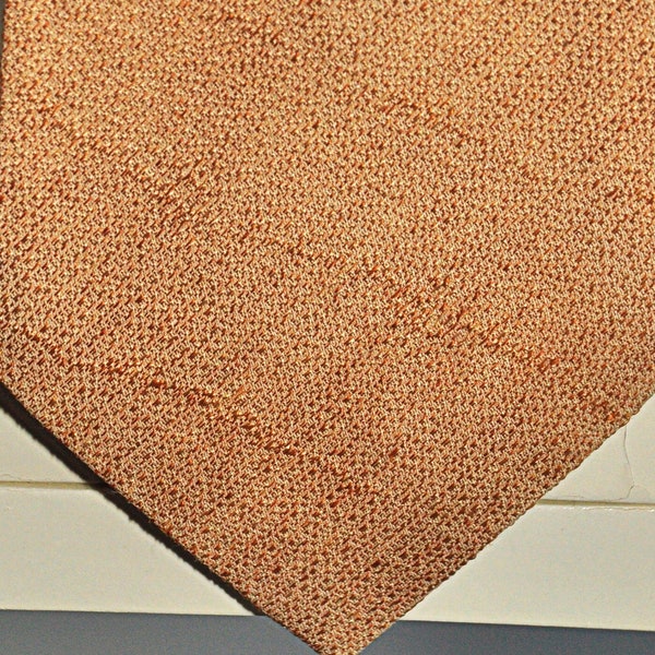 Trussardi Collection tie rare beige color vintage in silk and linen made in Italy