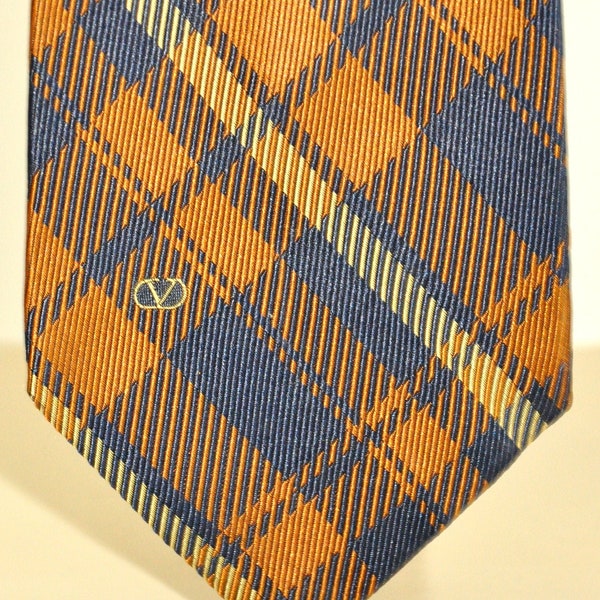 Valentino Tie Ties Rare Vintage 100% Pura Seda