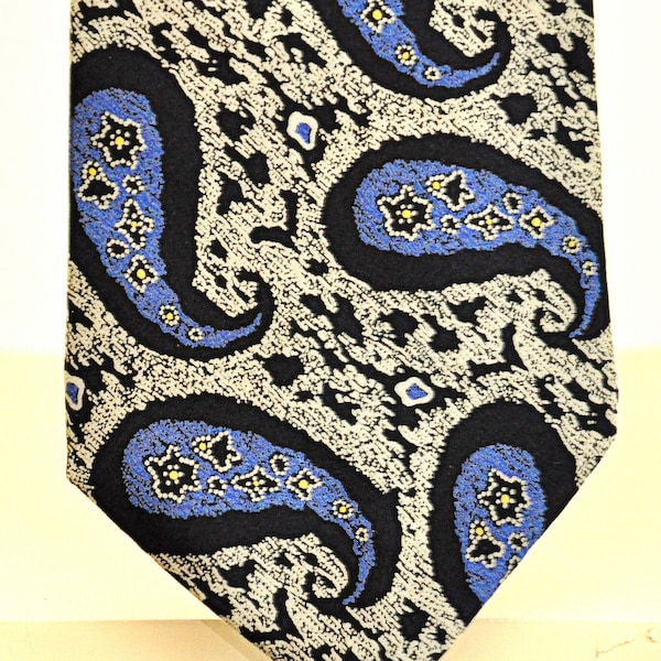 Trussardi corbata vintage 100% seda pura