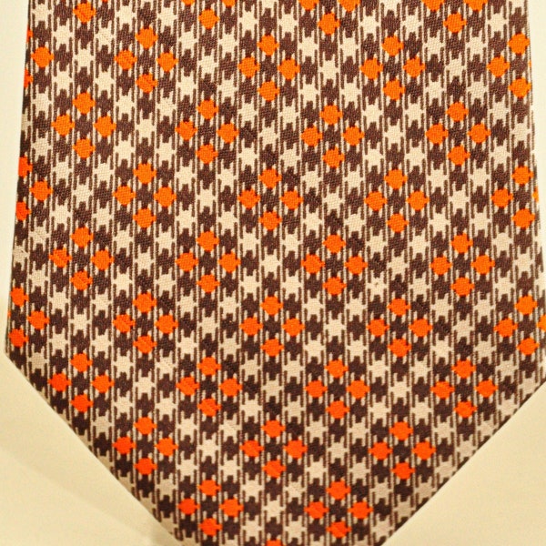 Martin De Bauchy París rara corbata vintage 100% seda pura
