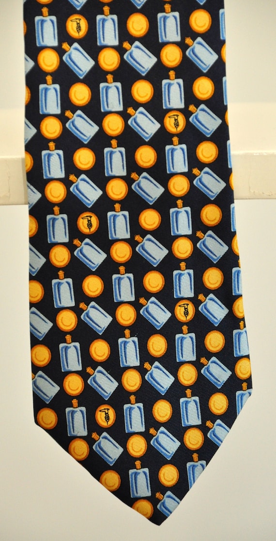 Cravate Vintage Trussardi En Soie Pour Homme - Occasion