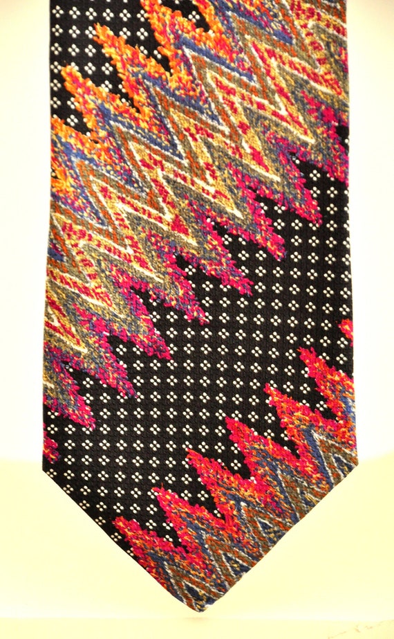 Missoni vintage tie 100% pure silk