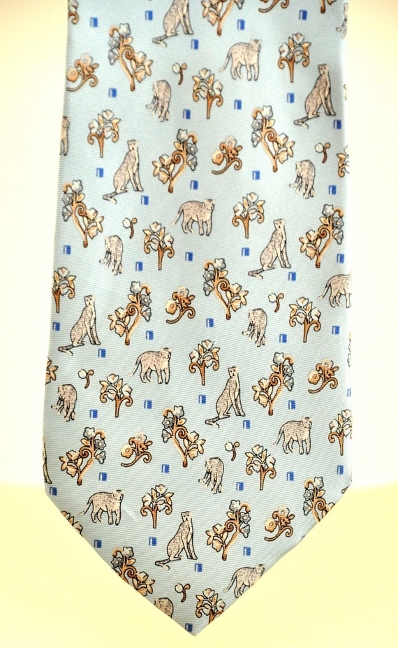 Krizia Man vintage rare tie 100% pure silk