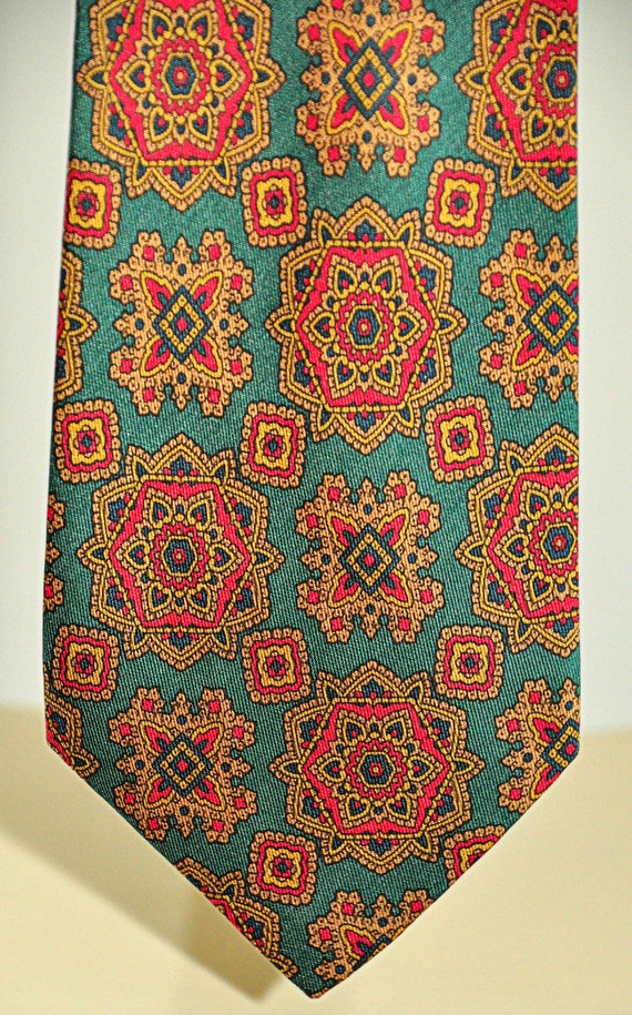Lanvin rare vintage tie 100% pure silk