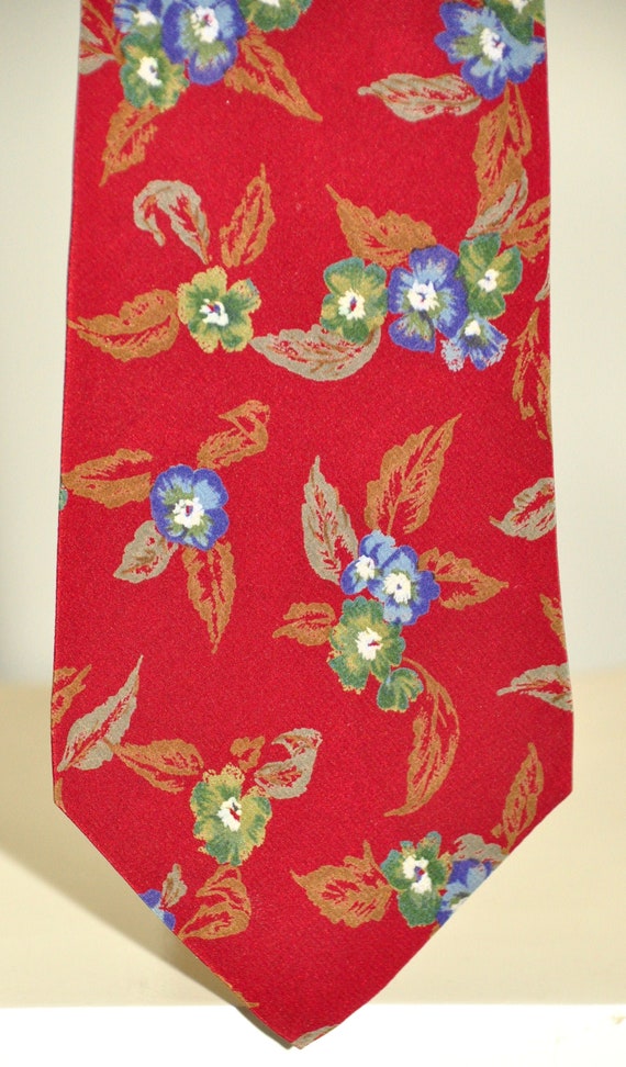 Valentino Tie Ties Rare Vintage 100% Pure Silk