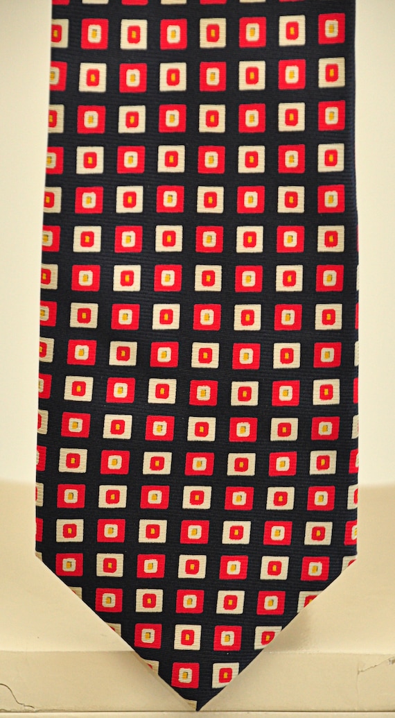Hubert Team rare vintage tie 100% pure silk