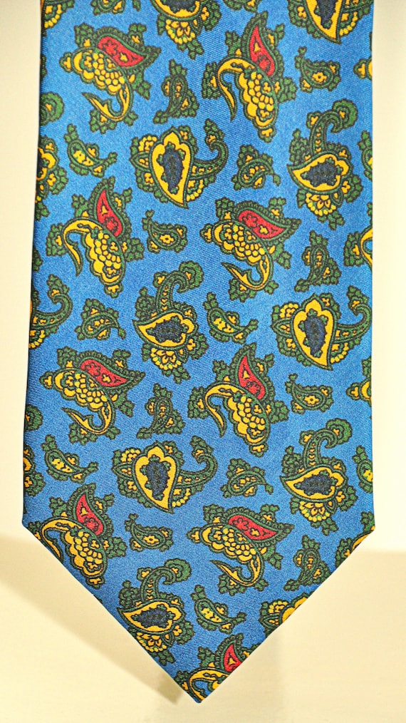 Paul Collins rare vintage tie 100% pure silk