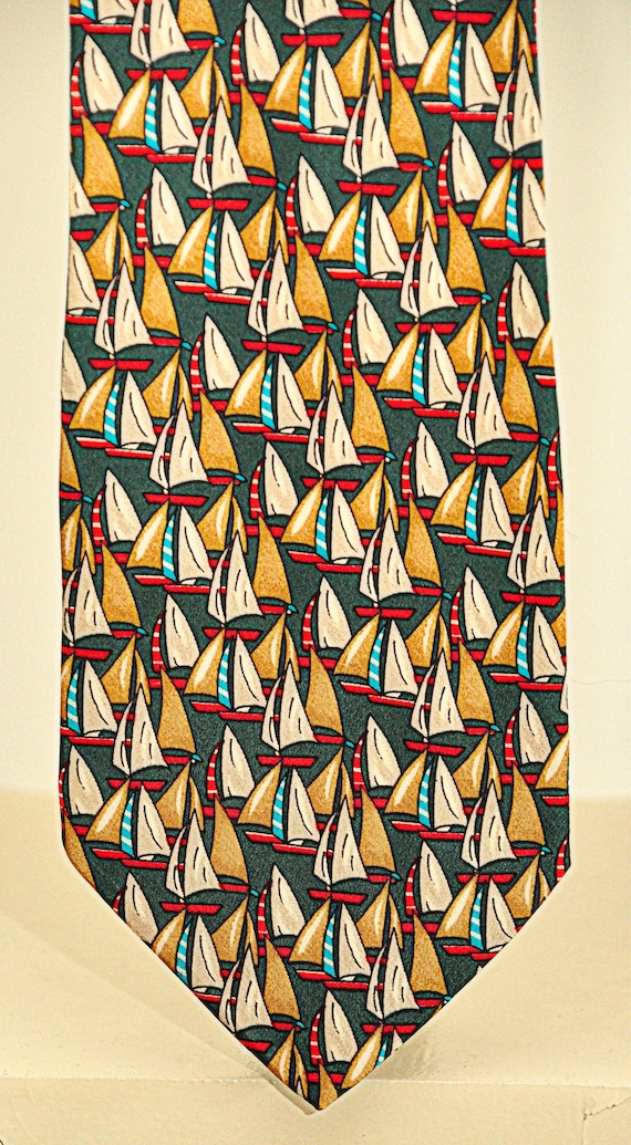 Umberto Scolari rare vintage tie 100% pure silk
