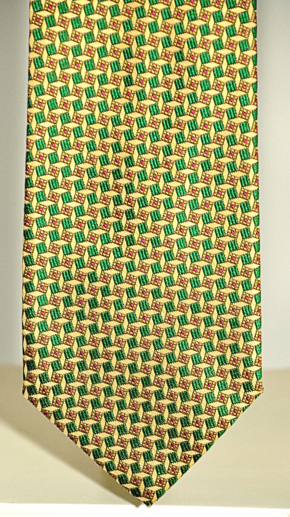 Sisters Fountain rare vintage tie 100% silk - image 1