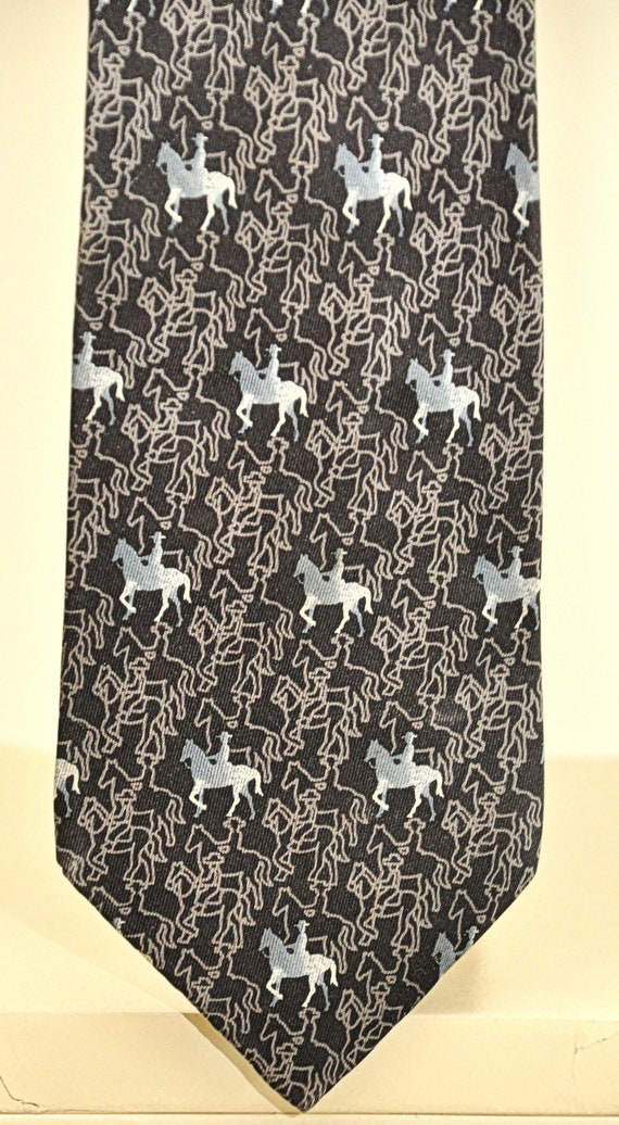 Loewe rare vintage tie 100% pure silk