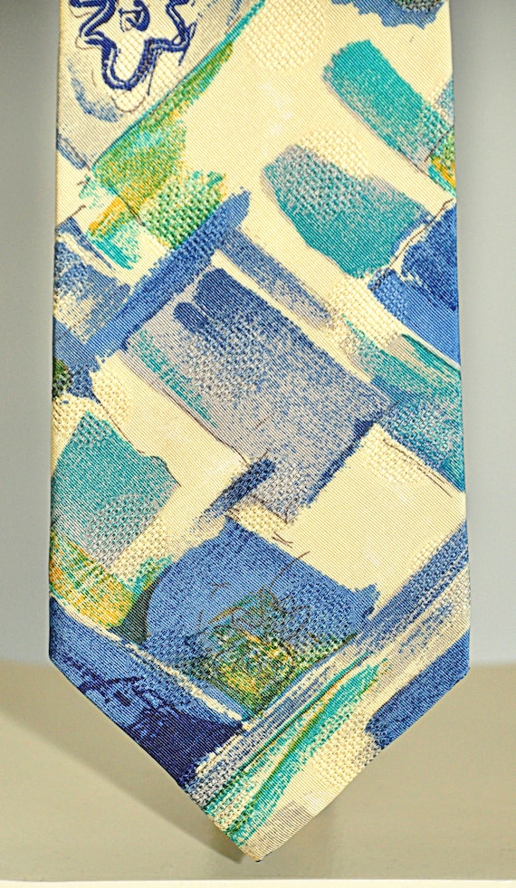 Ungaro Paris rare vintage tie 100% pure silk