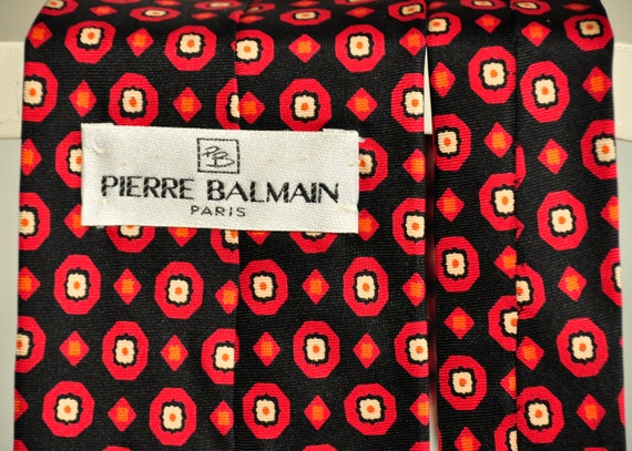 Pierre Balmain rare vintage tie 100% pure silk - image 4