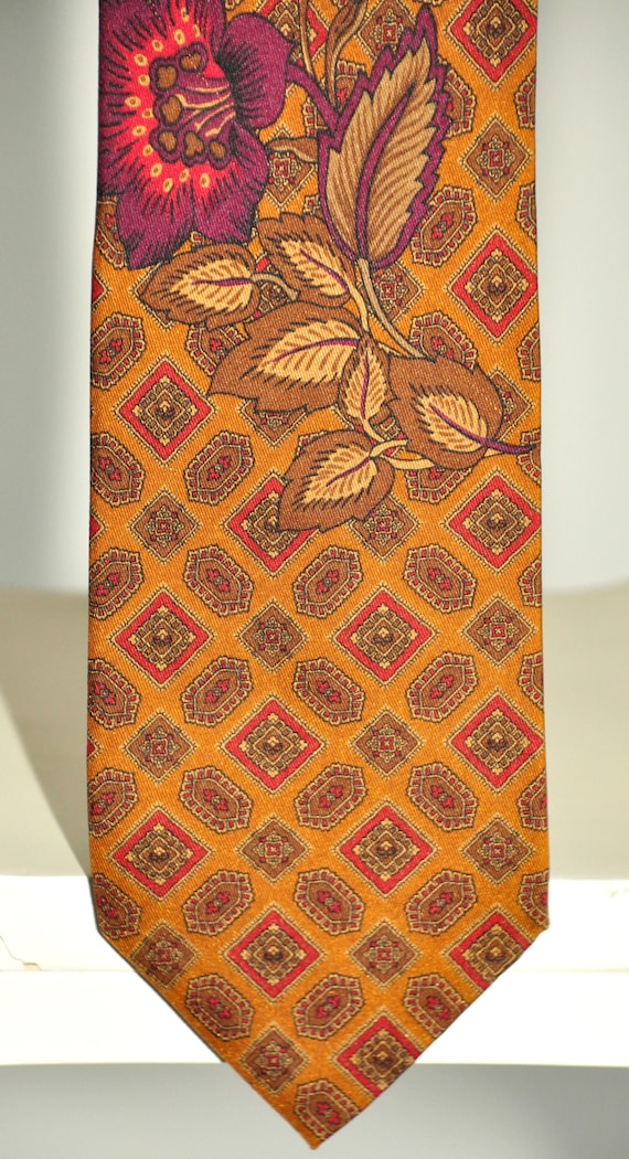 Kenzo Paris rare vintage tie 100% pure silk