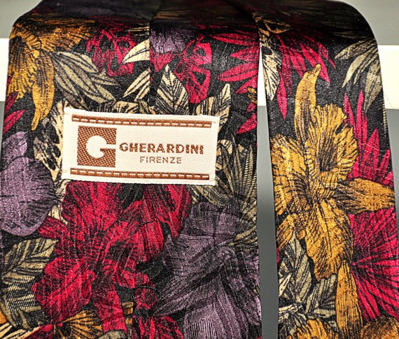 Tie Gherardini Firenze rare vintage 100% silk made in… - Gem