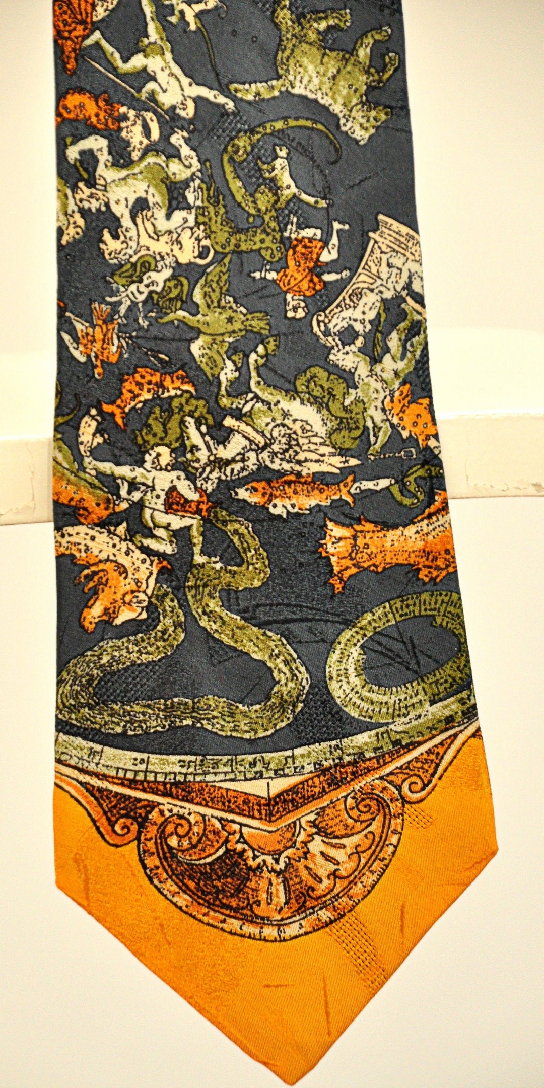 Vintage 100% Silk Gian Marco Venturi Scarf
