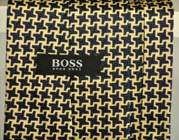 Boss Hugo Boss vintage rare tie 100% silk - image 4