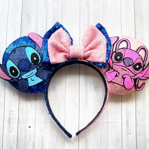 Stitch and Angel by Mouse Ear Love