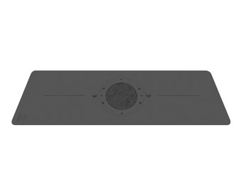 World's Grippiest Mat. Seeka Yoga - Body Alignment. Natural Rubber Bottom.Extra Long and Wide for Comfort. Suitable Also for Hot Yoga.