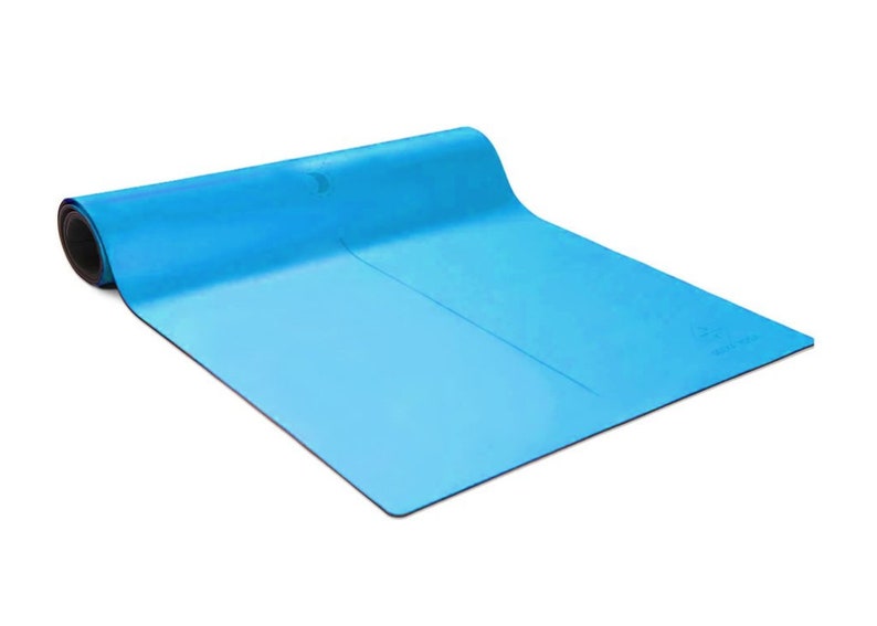 World's Grippiest Yoga Mat. Seeka Yoga - Body Alignment. Natural Rubber Bottom.Extra Long and Wide for Comfort. Suitable Also for Hot Yoga. image 2