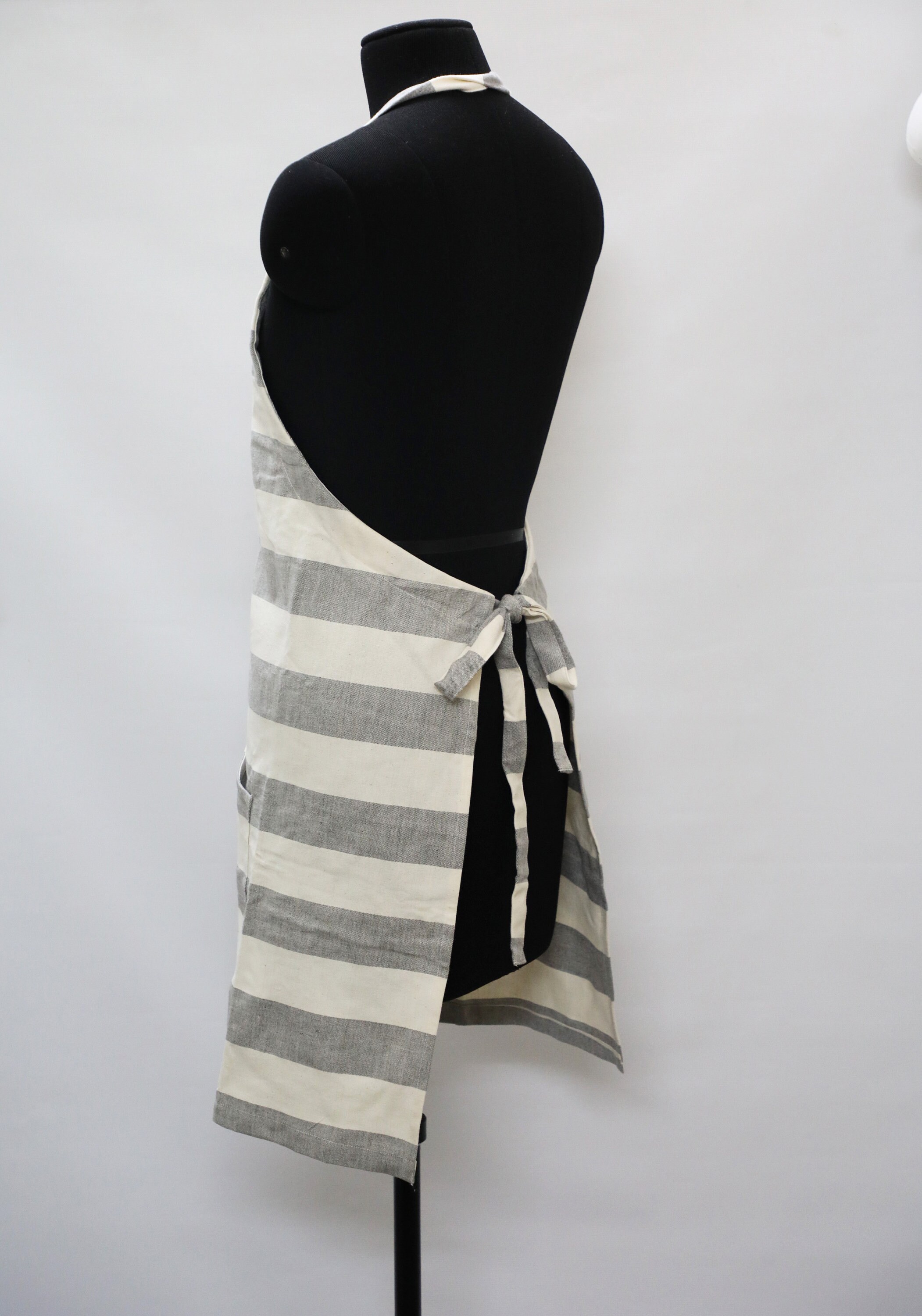 Striped Apron for women Unisex organic cotton apron with Etsy