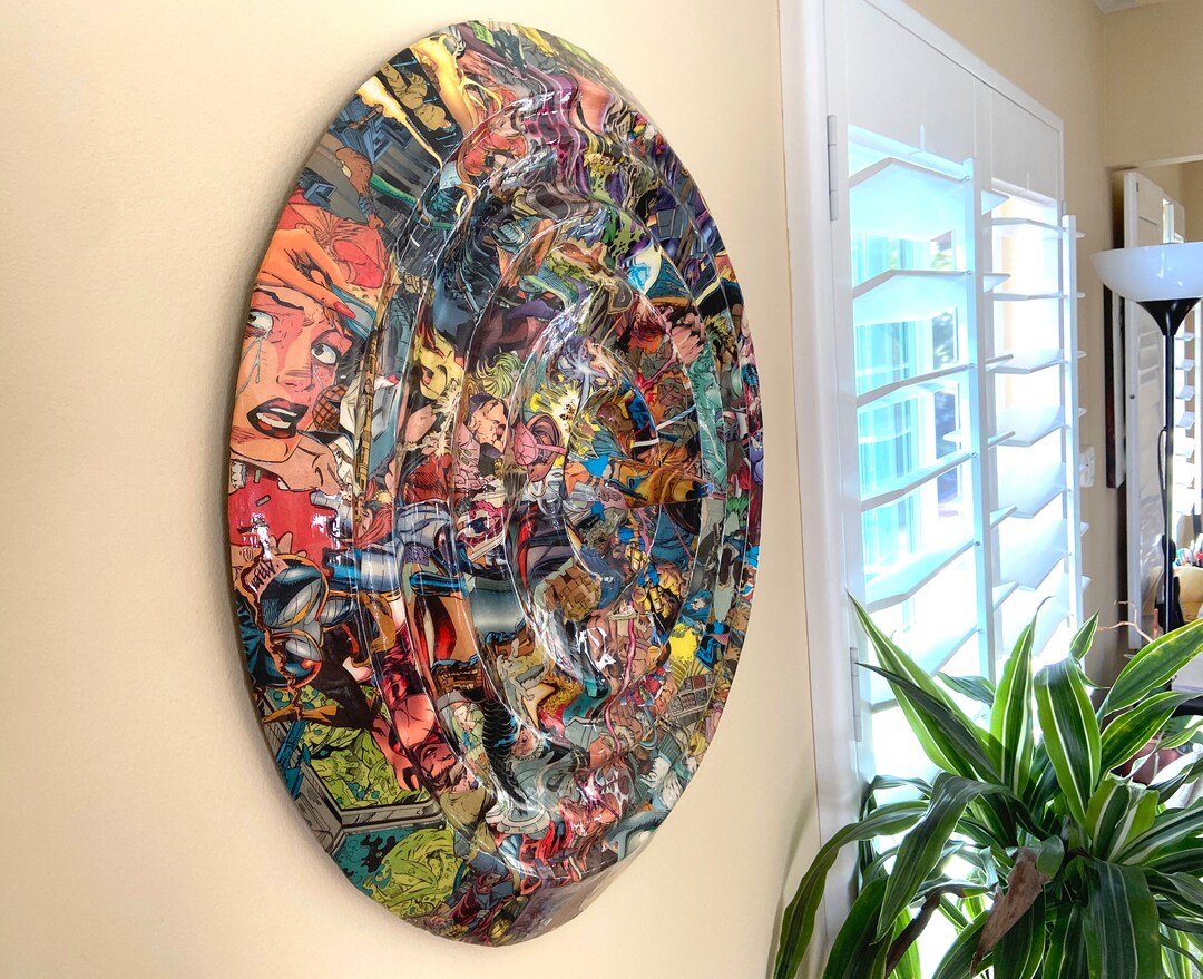 Ripple - Comic Book Sculpture - Etsy