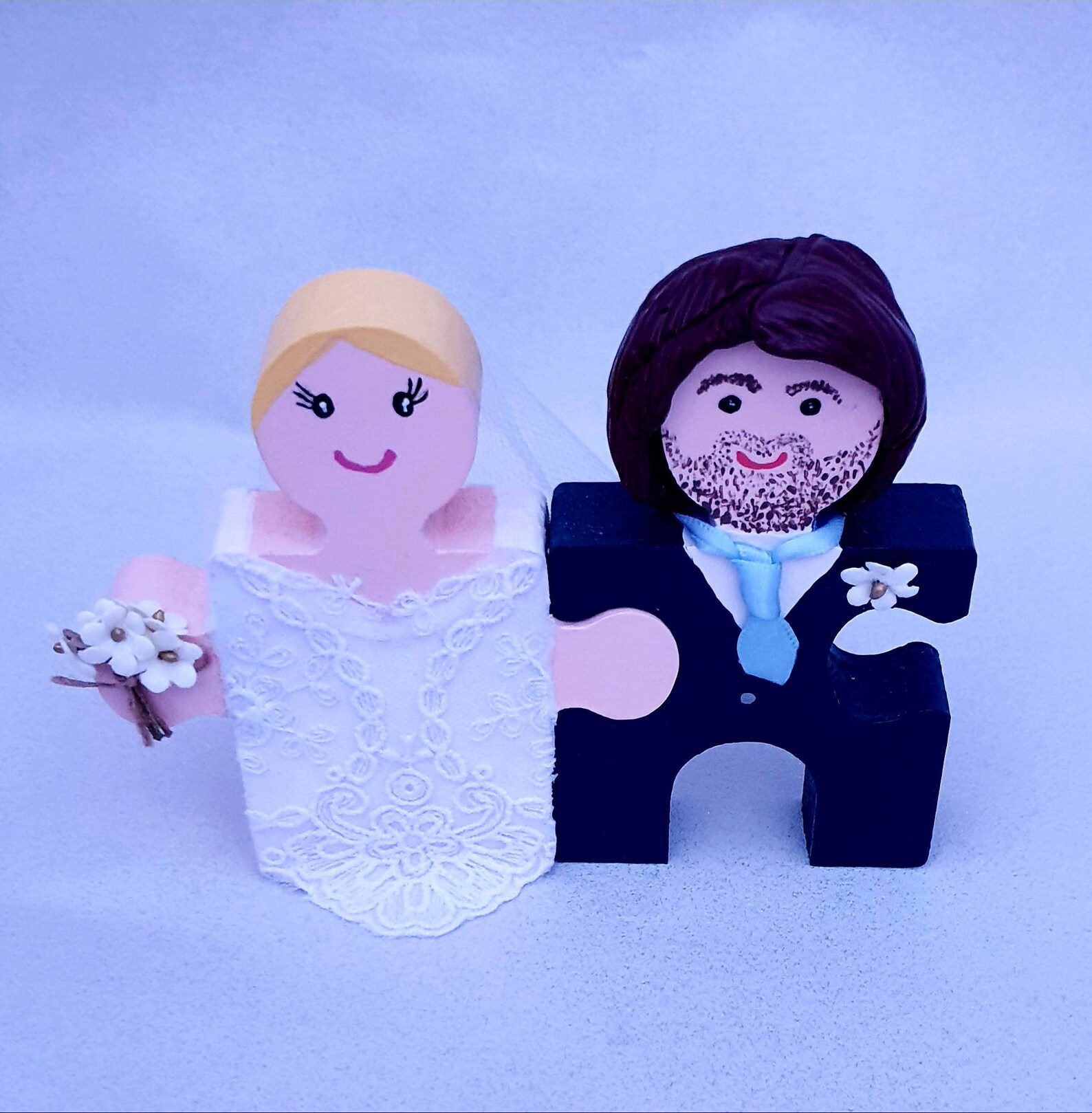 Wedding Cake Topper Bride And Groom Cake Topper Etsy