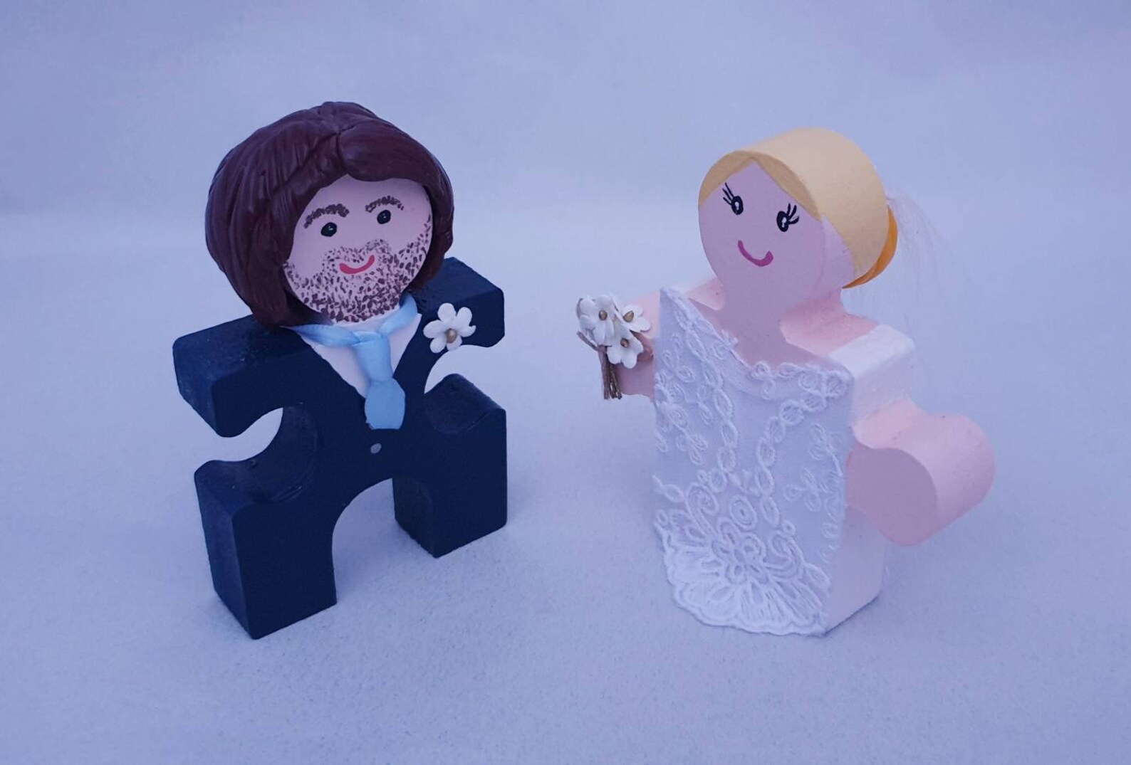 Wedding Cake Topper Bride And Groom Cake Topper Etsy