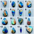 Super Quality Mix Shape Labradorite Gemstone ! Natural Labradorite Cabochon ! Labradorite Making Ring Pendant  !!! product logo