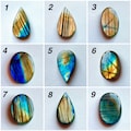 Natural Labradorite Cabochon Gemstones: Mix Shape, AAA+ Quality, Jewelry Making product logo