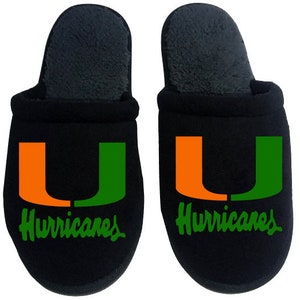 miami hurricanes men's slides