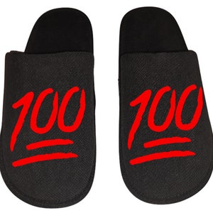 KEEP IT 100 % one hundred real  Mens Slippers / House Shoes slides gift