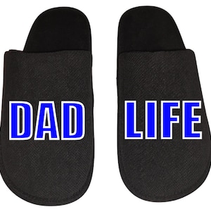Dad life Men&#39;s Slippers / House Shoes slides gift