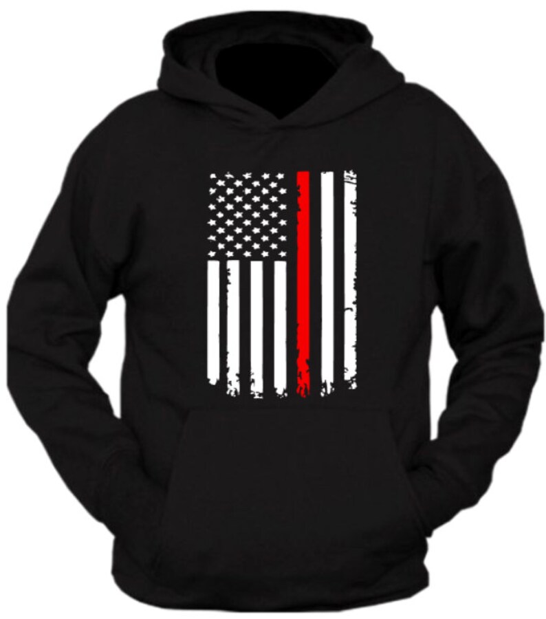 Distressed Thin Red Line American Flag Firefighter Protect Fire Dolman Distressed Thin Red Line American Flag Firefighter Protect Fire Dolman