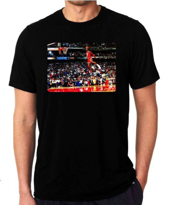 Michael Jordan dunk contest t-shirt 